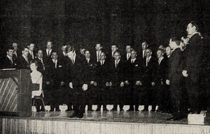 Karlakór Fljótsdalshéraðs í Valaskjálf 1968