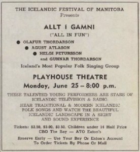 Ríó tríó auglýsing USA