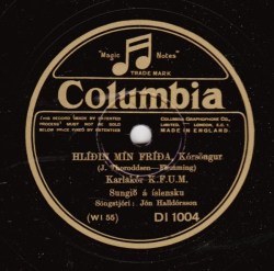 Karlakór K.F.U.M. - Hlíðin mín fríða ofl.