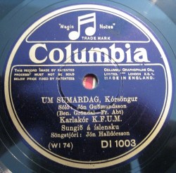 Karlakór K.F.U.M. - Um sumardag