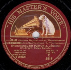 Pétur Á. Jónsson - Áfram 282526