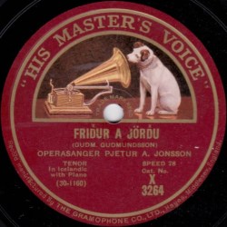 Pétur Á. Jónsson - Friður á jörðu X3264